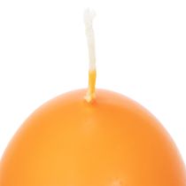 Artikel Äggformat ljus för påskdekoration, perfekt påskstämning i huset, 9 cm, 20 timmar, 6 stycken
