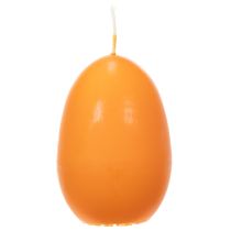 Artikel Äggformat ljus för påskdekoration, perfekt påskstämning i huset, 9 cm, 20 timmar, 6 stycken