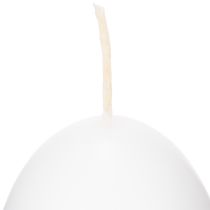 Artikel Påskljus, äggformade, specialljus för påsk, vita, 9 cm, 6 stycken