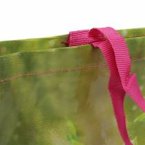 Artikel Shoppingväska med handtag Happiness plast 38 × 10 × 40cm
