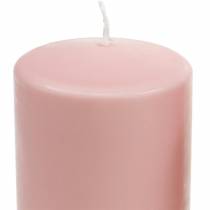 Artikel PURE pelarljus 130/70 rosa dekorativt ljus hållbart naturligt vax
