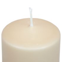 PURE pelarljus beige Wenzelljus 130/60mm