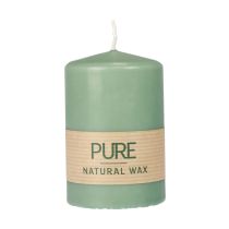 Artikel PURE pelarljus grön smaragd Wenzel ljus 90/60mm