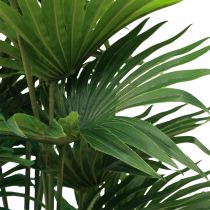 Artikel Palm dekorativ solfjäder palm konstgjorda växter kruka grön 80cm