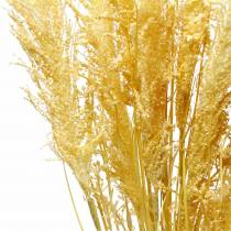 Artikel Pampas gräsgult Konstgjord prydnadsgräs Torrt blomsterbruk 3st