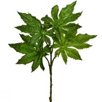 Papaya blad konstgjord deco gren konstgjord växt grön 40cm