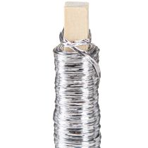 Artikel Papperssladd inlindad i tråd Ø0,8mm 22m silver