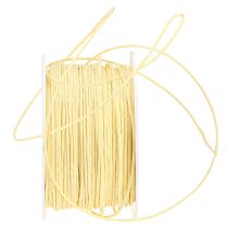 Artikel Papperssnöre trådlindat Ø2mm 100m champagne