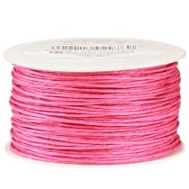 Artikel Papperssnöre trådlindat Ø2mm 100m rosa