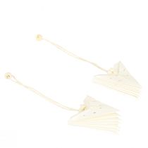 Artikel Pappersstjärnor Julgranskulor Vit 10 cm Set med 8 Dekorationer