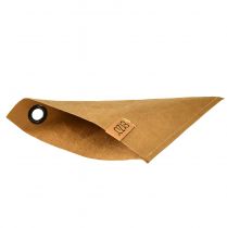 Artikel Papperspåse för blommor blomväska läderlook 10x20cm