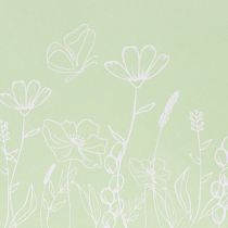 Artikel Presentpåse med blommönster, liten presentpåse för speciella tillfällen, 12 cm, 12 stycken