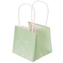 Artikel Presentpåse med blommönster, liten presentpåse för speciella tillfällen, 12 cm, 12 stycken