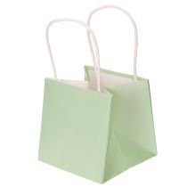Artikel Presentpåse med blommönster, liten presentpåse för speciella tillfällen, 12 cm, 12 stycken