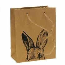 Presentpåse Påskpapperspåse kaninbrun 16×6,5×20cm 6st