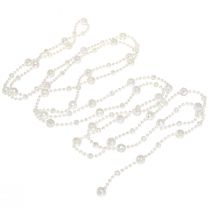 Artikel Pärlhalsband pärlband pärlgirlang klarvit 270cm
