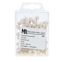 Artikel Pärlhuvudstift champagne Ø8mm L65mm 55 st