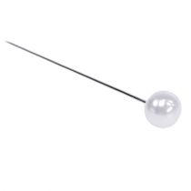 Artikel Pärlhuvudnålar vit Ø8mm L65mm 55 st
