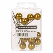 Artikel Pärlhuvudstift Guld Ø15mm 75mm
