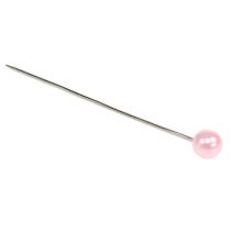Pärlhuvudstift rosa Ø4mm 4cm 150p