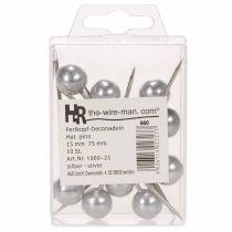 Artikel Pärlstift silver Ø15mm 75mm