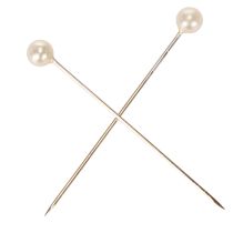 Artikel Pärlspetsstift Ø4mm 40mm Champagne