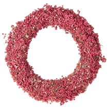 Artikel Pepparkrans rosa pepparbär krans torkad krans Ø30cm