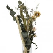 Torkade blommor bukett eukalyptus torr blomsterset H30-35cm