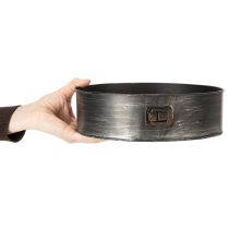 Artikel Kruka, dekorativ bakform, springform för plantering, metalldekoration Ø24cm H7,5cm