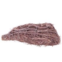 Artikel Dekorativt hjärta av kvistar med planteringsfolie, 20 cm, 2 stycken