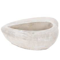 Artikel Hjärtformad kruka, gjuten sten, dekorativ kruka, 17 cm