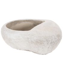 Artikel Hjärtformad kruka, gjuten sten, dekorativ kruka, 17 cm