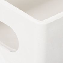 Artikel Rektangulär bricka med handtag för förvaring och bordsdekoration, 32 cm