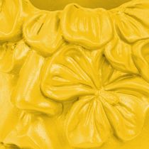 Artikel Planthuvud byst polyresin planter gul 13,5×13×14cm