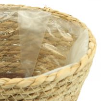 Växtkorg plantera sjögräskorg deco natur Ø19cm H16cm