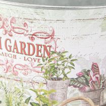 Artikel Växtkruka blomkruka rund metall Fresh Garden H21cm