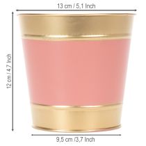 Artikel Metallkruka, Ø13cm H12cm, 4 delar