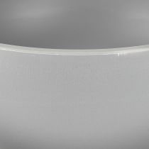 Artikel Blomkruka plast blomskål grå Ø25cm H12cm