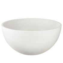 Artikel Kruka i plast rund skål vit Ø25cm H12cm
