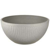 Artikel Växtskål, melerad grå plast, Ø35 cm, H16,5 cm