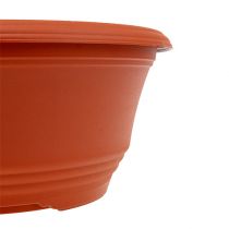 Artikel Växtskål av plast Ø27cm terrakotta, 1 st