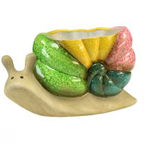 Artikel Dekorativ snigelväxtkruka keramisk blomkruka färgglad 19×8,5×11cm