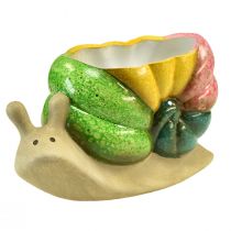 Artikel Dekorativ snigelväxtkruka keramisk blomkruka färgglad 19×8,5×11cm