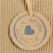 Artikel Växtpåsar papper naturligt räfflat 24x12x12cm 8 st