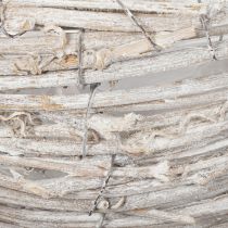 Artikel Tekopp tillverkad av naturmaterial med rustik charm för exklusiv inomhusdekoration 13 cm