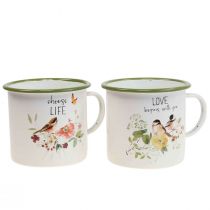 Artikel Växtkopp Emaljkopp för plantering säger Ø11cm