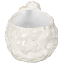 Artikel Fårformad keramisk planteringslåda, dekorativ växtskål för trädgård och hem, 2 stycken