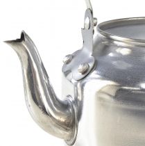 Artikel Växtkruka dekorativ vattenkanna i silver vintage Ø15cm