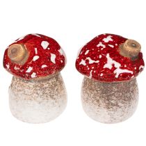 Artikel Svamphusdekoration Miniatyr Flugsvamp 6 cm 2 st
