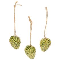 Artikel Kottehängen som höstdekorationer för upphängning, 5 cm, 3 stycken